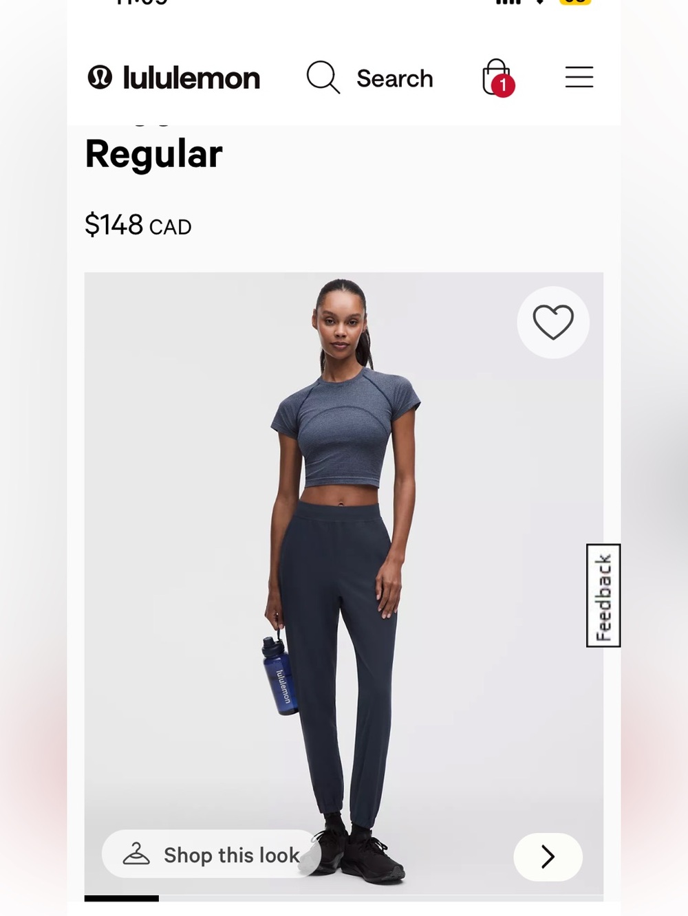 BNWT $140 LULULEMON Adapted State Jogger - Regular